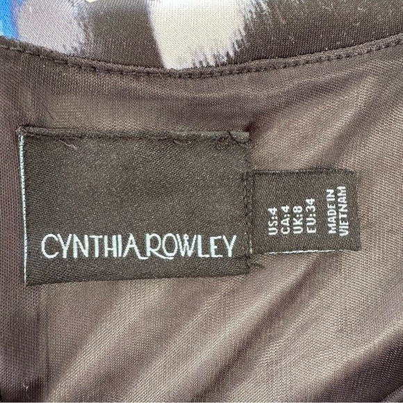 Cynthia Rowley fit &  flare dress with crew neckline and cap sleeves, midi - Picture 11 of 12